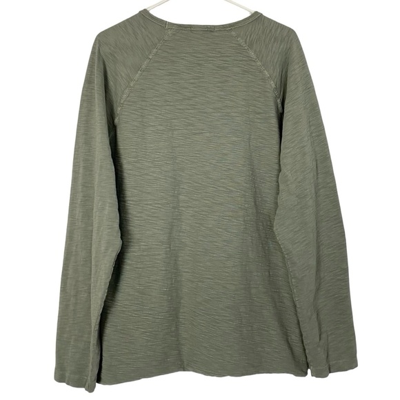 Leonard Frisbie Long Sleeve Tee Shirt Mens Size XL Green Raglan Wide Crewneck - Picture 2 of 10